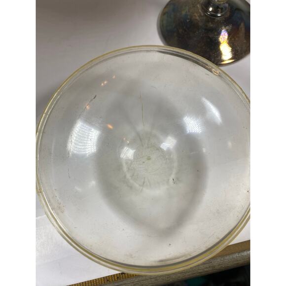 2 Vintage Valero Silverplate Twisted Stem Goblet Chalice - Picture 7 of 7